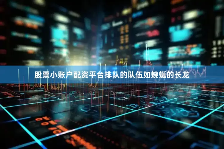 股票小账户配资平台排队的队伍如蜿蜒的长龙